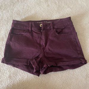 High Rise Jean Shorts